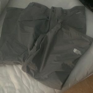 Large men’s Northface snowboard pants gray